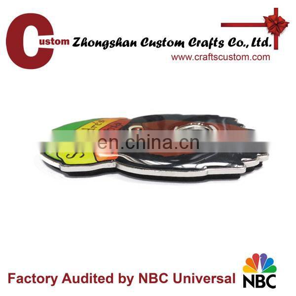 Popular custom metal with printing logo souvenir beer bottle openers