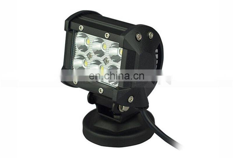 SUV ATV Flood 12V 4" 18W LED Light Bar LED Work Light