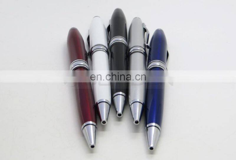 2 in 1 Ball Point Pen With Ultra Bright LED Light