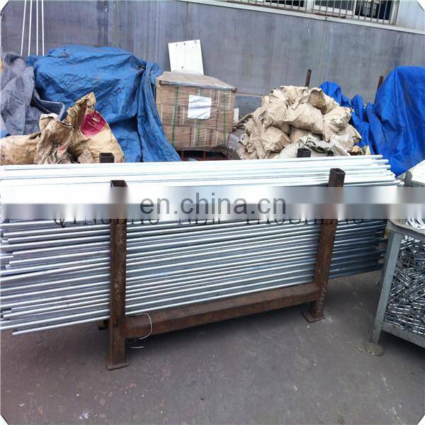 Galvanized post anchor screw anchor fence spike