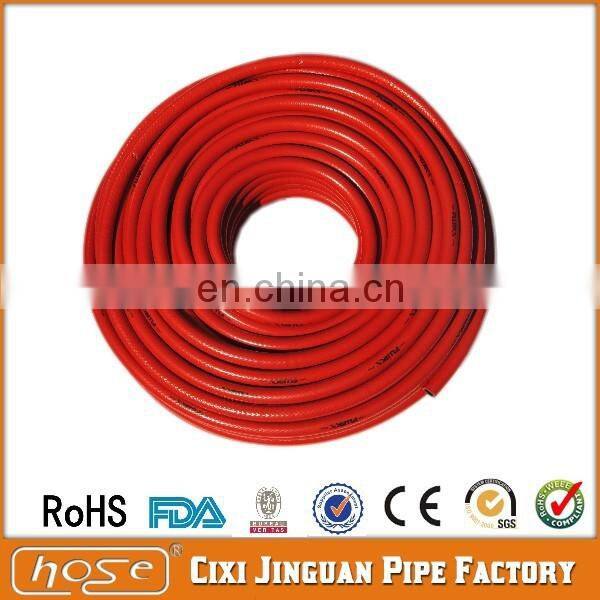 3/8" Hose Gas Hose for Stove, Fiber Reinforced Braided Flexible Plastic PVC Argon Gas Hose