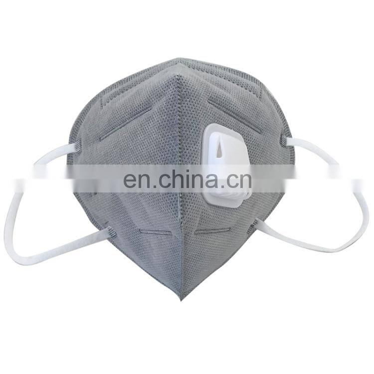 Disposable Nonwoven Folding Anti Haze Dust Mask with Breathing Valve and Activated Carbon