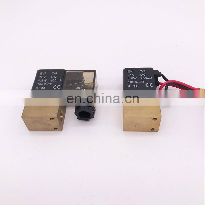 GOGO 2 way Pneumatic brass solenoid valve 2V025-06/08 Port 1/8" 1/4" BSP AC DC Plug type small air control water valve copper