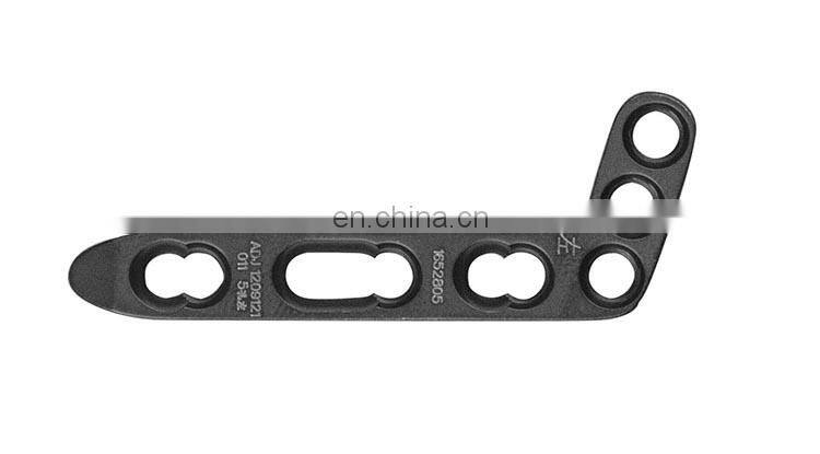 Locking compression L plate for dorsal oblique distal radius fracture orthopedic instruments