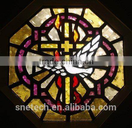 stained glass religious sysblom church window// MADE IN CHINA