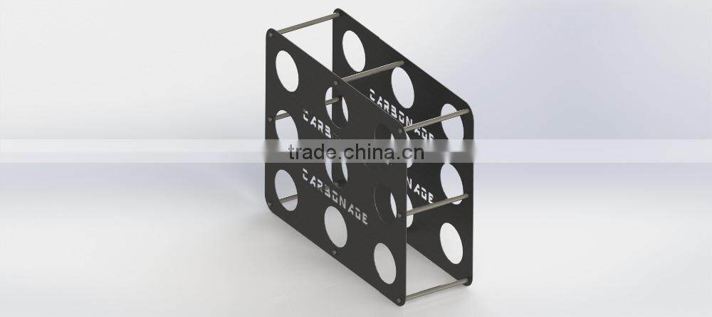 Fashionable Popular Carbon Fiber Luxury Wine Rack