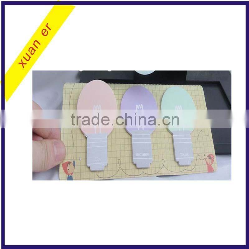 wholesale cheap custom shaped self adhesive sticky note by china school supply
