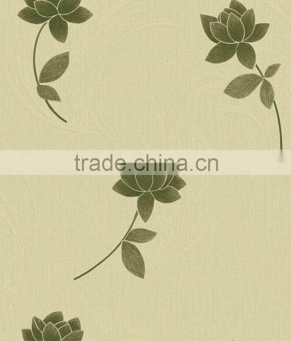 hot selling wallpaper for bedroom decoration/vinyl wallpaper spuma de hartie de perete