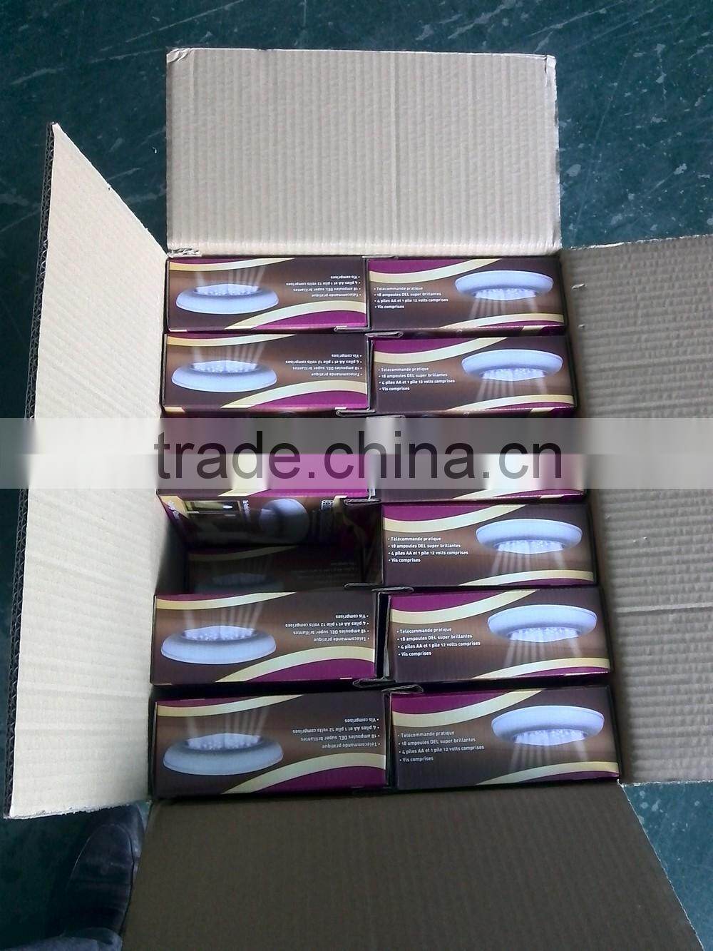 18led super bright remote controlled battery operated led light