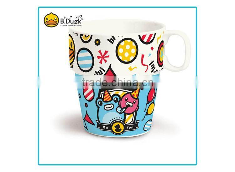 Popular B.Duck design artistic ceramic coffee cup tea cup party cup (5 sets)