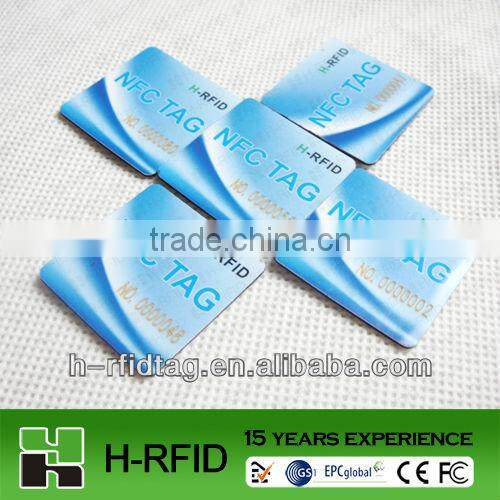 13.56mhz MF S50 NFC tag for mobile phone payment