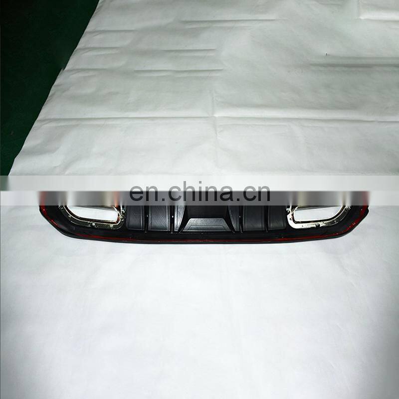 CAR EXTERIOR ACCESSORIES ABS PLASTIC CAR REAR BUMPER LIP REAR DIFFUSER FOR HYUNDAI VERNA