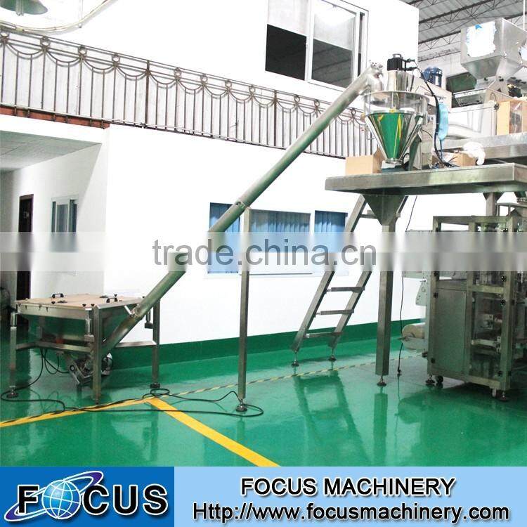inclined screw hopper loader / flexible resin powder screw conveyor/small screw feeder conveyor machine