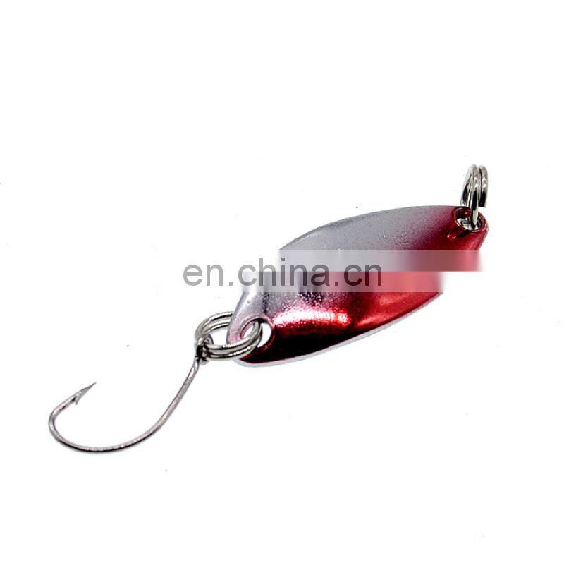 Amazon Hot Sale 2.5g FISHING LURE BLANKS Metal Fishing Spoon Freshwater Fish Lure
