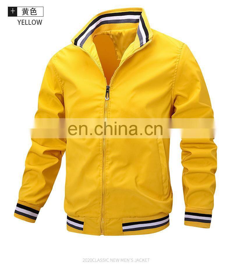 Factory wholesale new style casual jacket for men slim coat spring and autumn men's cloth trend thin men's jacket