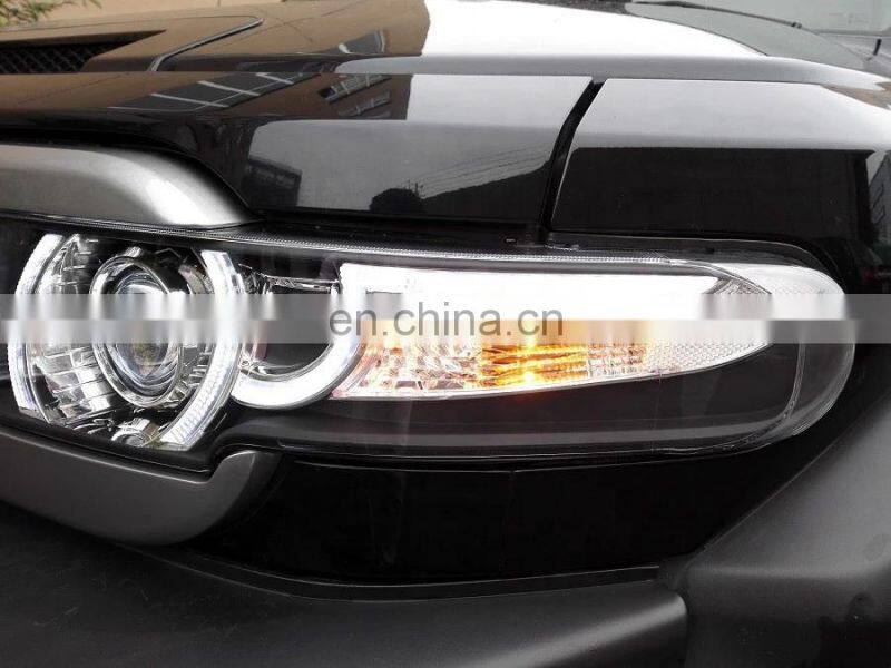 4x4 Auto Parts LED Headlight with grille For FJ Cruiser 07-15 Accessories Head light with grill