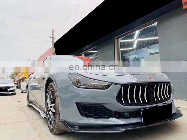 Runde Carbobn Fiber Material New Style Bodykit With Front Rear Lip Side Skirt Spoiler For Maserati Ghibli Body Kit