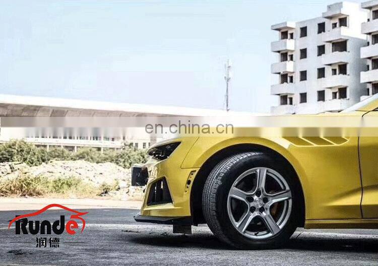 Runde Car Modification Accessories PP Material Front Rear Bumper Side Skirt Fender Suitable For Chevrolet Comero ZL1 1LE Body Kit