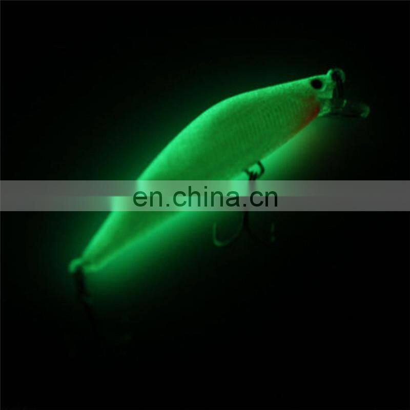 High Quality deep diving fishing bait manufacturers OEM plastic mini wobbler artificial fishing lure night fishing lure