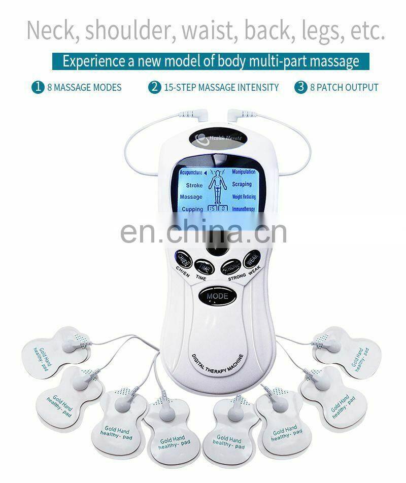 Muscle Stimulator Electrotherapy Massager Full Body Relax Pain Relief Machine