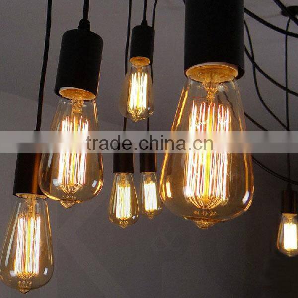 10 Lights Edison Chandelier Light Pendant Lamp