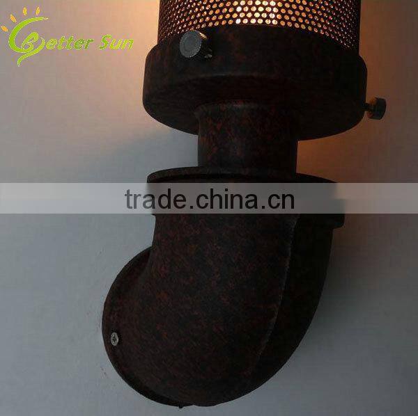 New Vintage Retro Stair Iron Tube Outdoor Wall Light