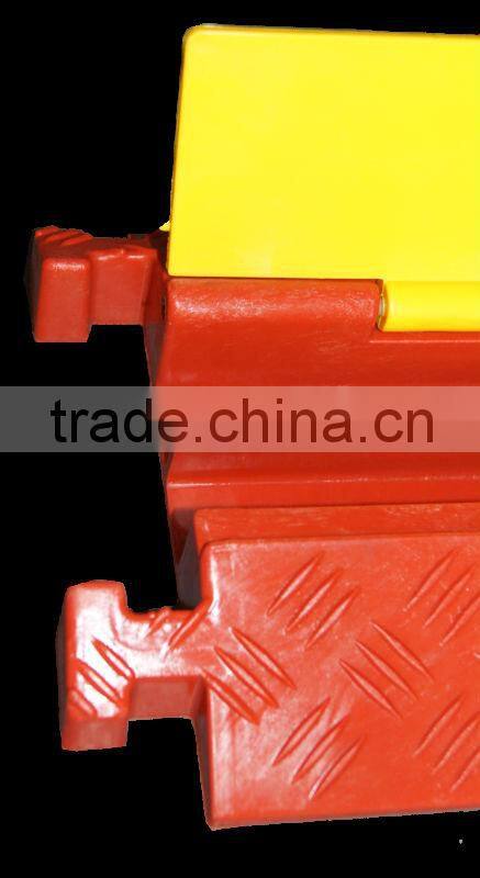Good quality 2 channels cable protector cable ramp