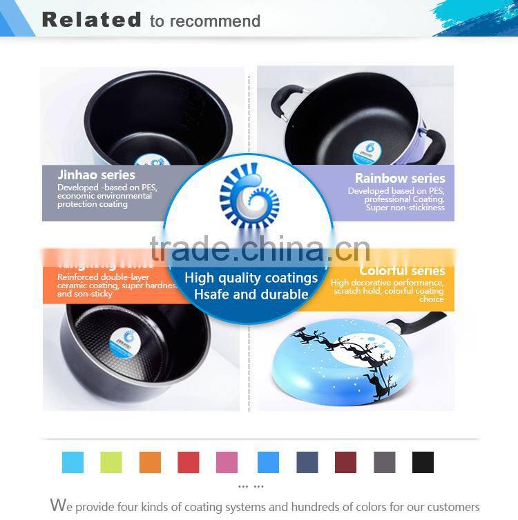 Non-stick spray cookware coating for marble cookware sets