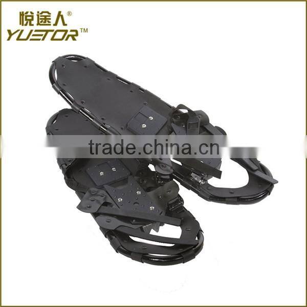 NEW and IMPROVED 2016 Model YUETOR All Terrain Adult Snowshoes with Poles and Carry Bag