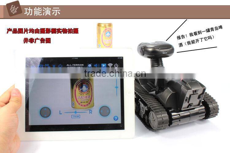 2014 Newest Spy Robot LT-728 Wifi Tank with camera Iphone/Ipad/Android Control Spy Tank