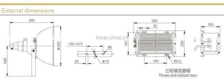 High Quality 1000W Spot Light