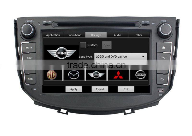 factory export Android4.4 quad core RK3188 16GB ROM 1GB RAM car dvd for X60