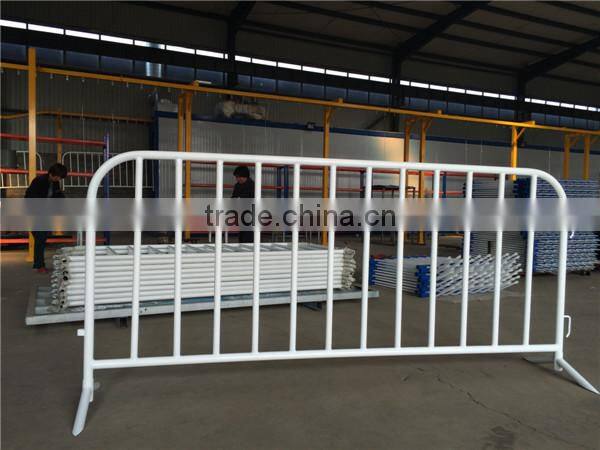 galvanized steel traffic crowd control barrier