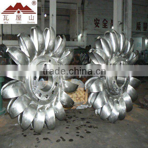 dual jet pelton mini water turbine generator