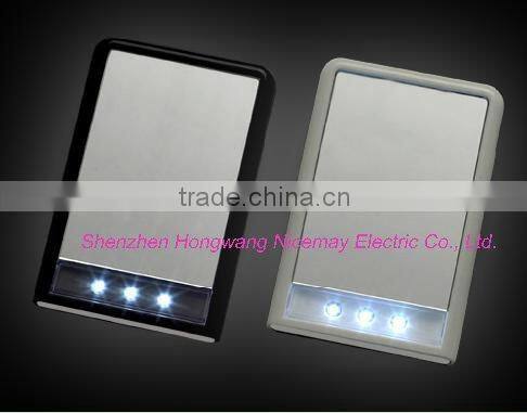 Mini led pocket mirror