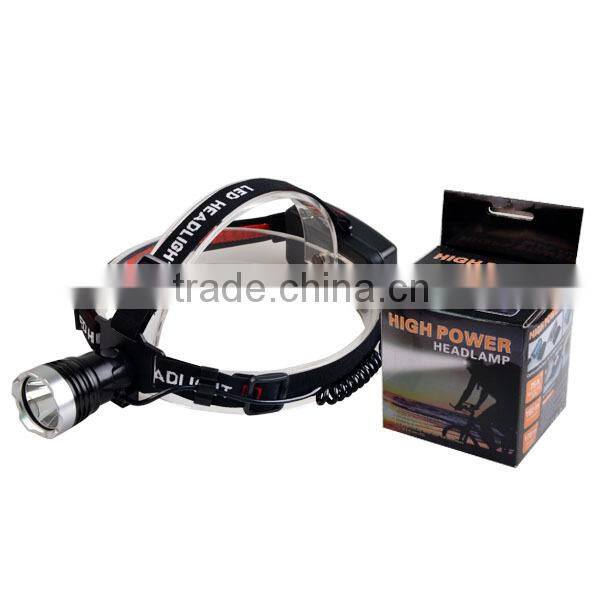 High Intensity 3 models Outdoor Camping XML T6 Led Head Lamp