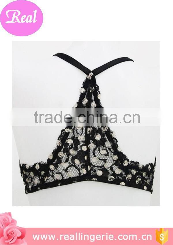 hot lace push up bra for women,front closure sexy lace bra pads