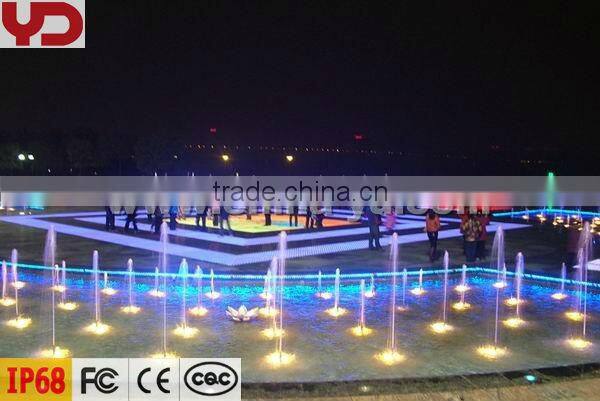 Weatherproof square ground led ceiling light