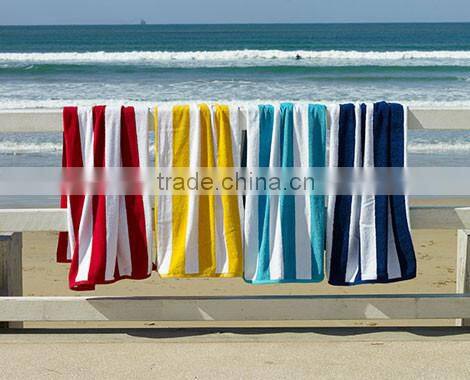 Cool Cabana Beach Towels, 100% Cotton Terry Beach Towels
