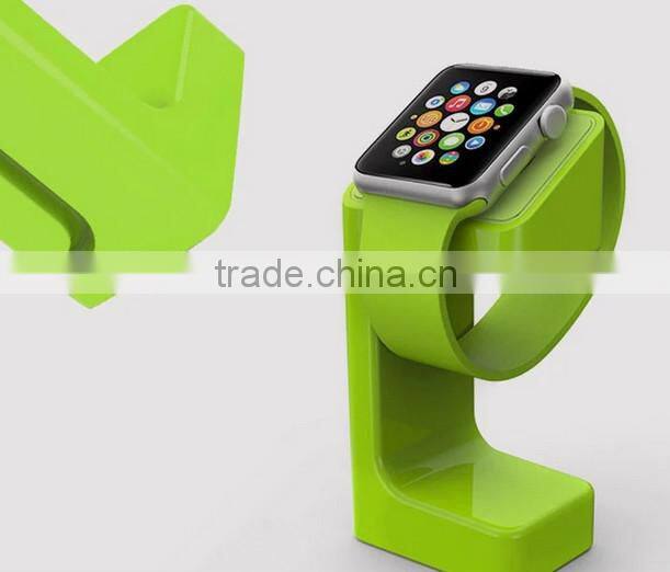 Most fashion china supplier authentic charging lazy brake ABS display A pple watch stand