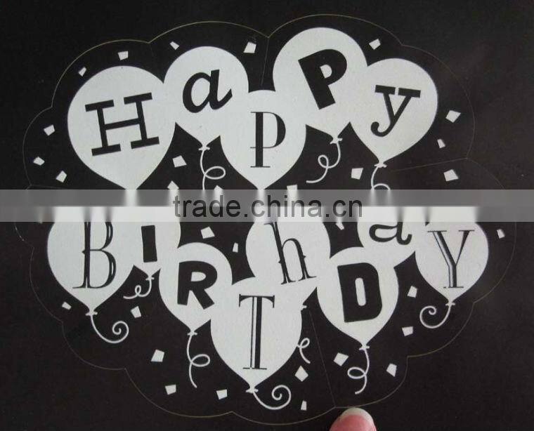 eco-friendly flower finger nail stickers