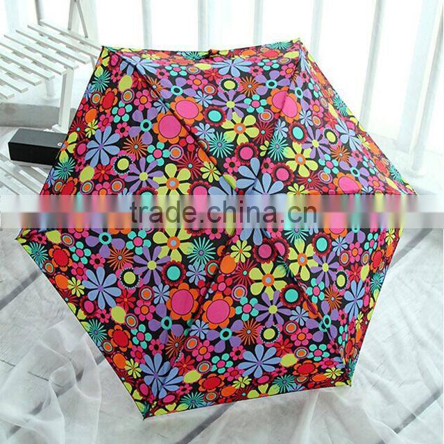 5 fold super mini pocket umbrella for woman