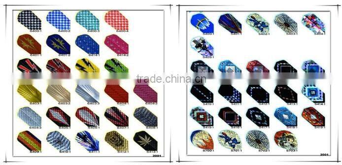 High Quality Metallic/PET/PVC Dart Flight