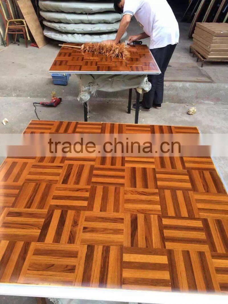 Teak wooden dance floor