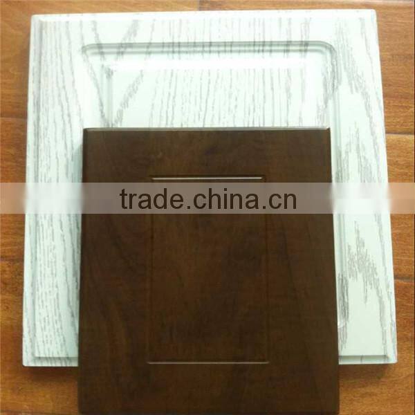 European Style PVC Membrane MDF Cupboard Book Cabinet Kitchen Door Only