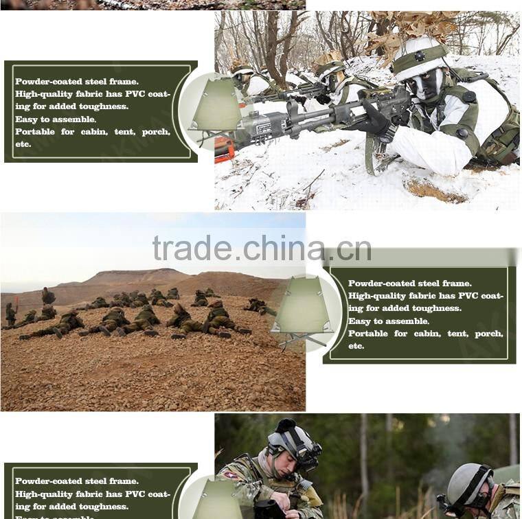 Portable army folding bed outdoor bed