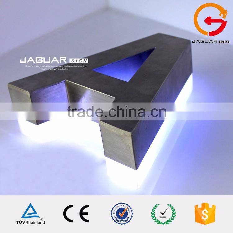 Profeesional Manufacturer Jaguar Metal Letter Sign Aluminum Channel Letter Trim Cap