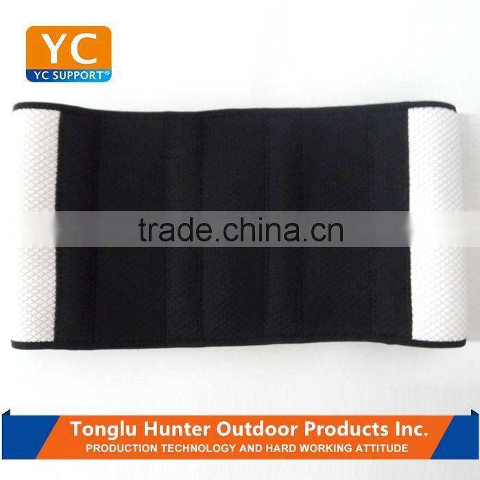 Neoprene embossed sweat waist slimming hot belly belt gym fitness