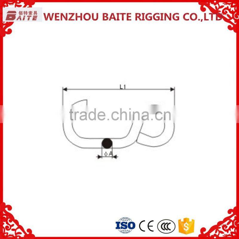 Steel Electric Galvanized 6mm S hook ,S shaped S hook & meat hanging hook.