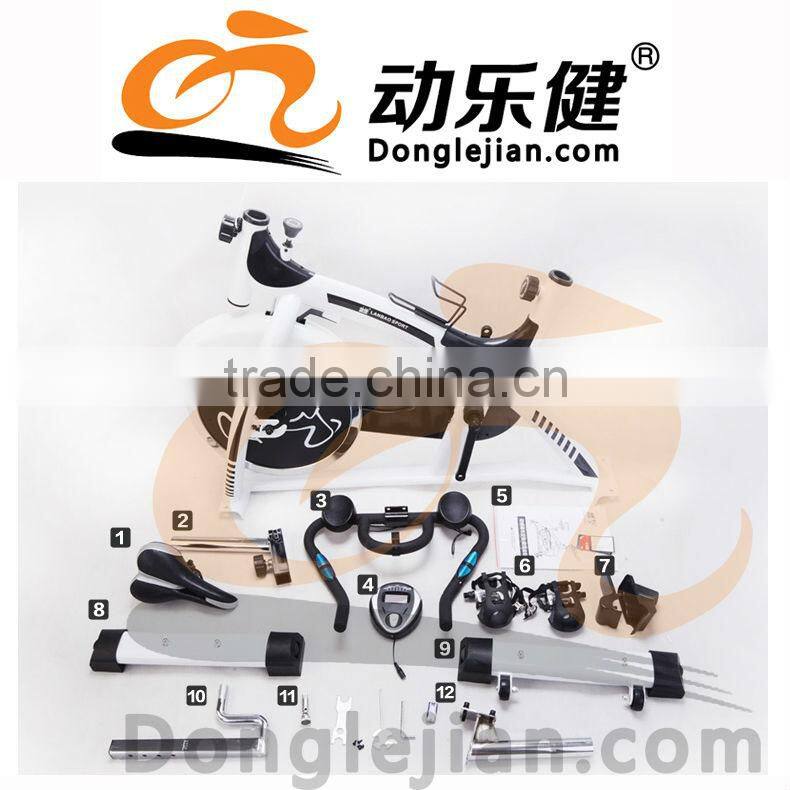 Fitness bodybuilding spin bike for home trainer